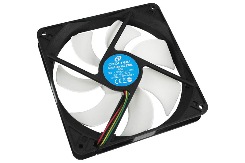 Cooltek vifte, Silent Fan 140 PWM, 140x25