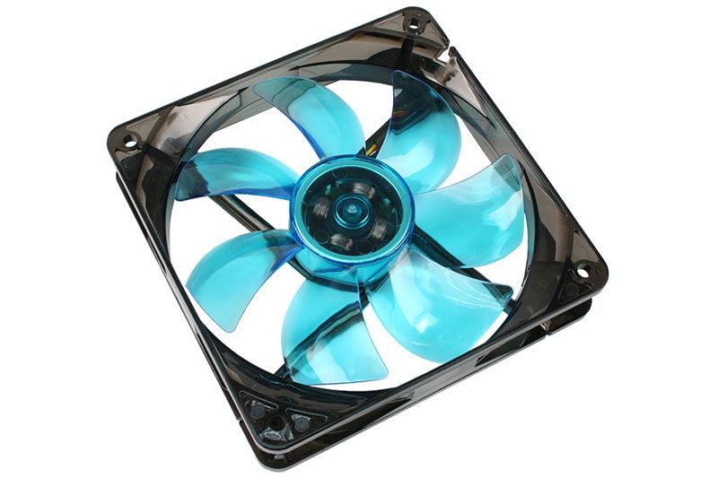 Cooltek vifte m/blå LED, Silent Fan 120, 120x25