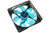 Cooltek vifte m/blå LED, Silent Fan 120, 120x25