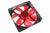 Cooltek vifte m/rød LED, Silent Fan 120, 120x25