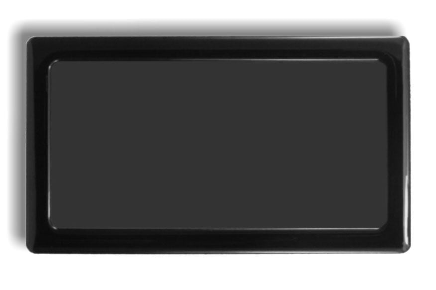 DEMCiflex magnetisk filter 2x80 mm, rektangulær, sort