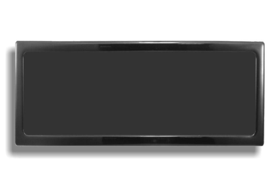 DEMCiflex magnetisk filter 3x160 mm, rektangulær, sort