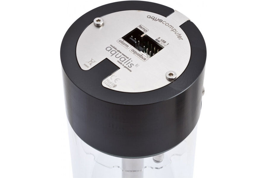 AquaComputer tank, aqualis XT 880 ml, 6 LED hull, nivåsensor, fontene, nano