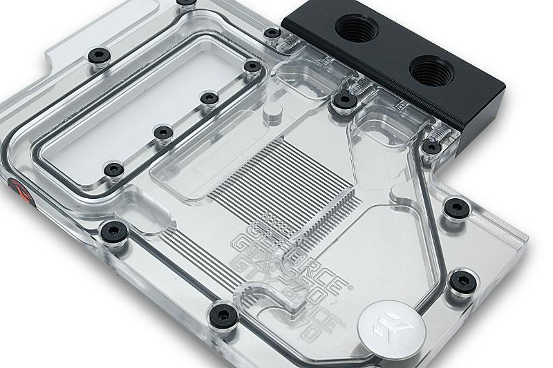 EK vannblokk for skjermkort, EK-FC 970 GTX - Nickel