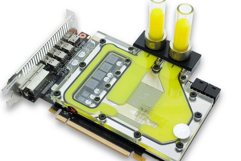 EK vannblokk for skjermkort, EK-FC 970 GTX - Nickel