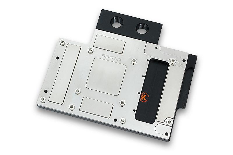 EK vannblokk for skjermkort, EK-FC 970 GTX - Acetal+Nickel