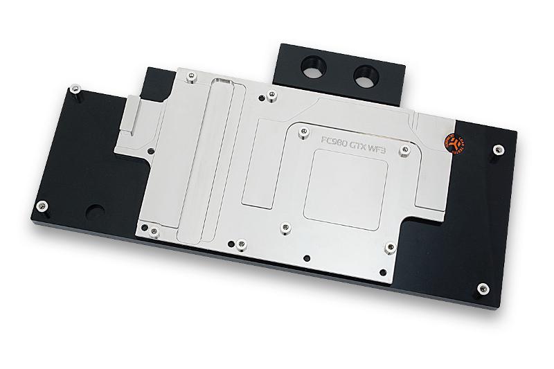 EK vannblokk for skjermkort, EK-FC980 GTX WF3 - Acetal+Nickel