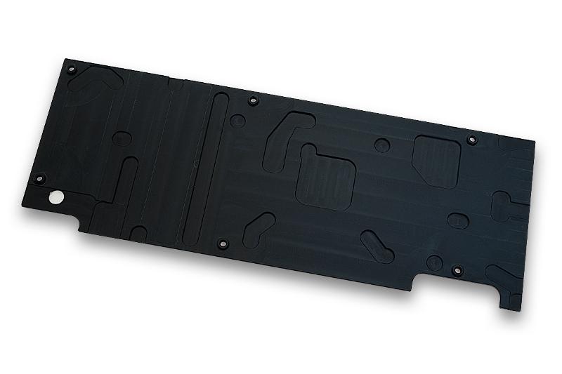 EK bakplate for EK-FC980 GTX WF3, sort