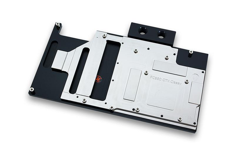 EK vannblokk for skjermkort, EK-FC980 GTX Classy - Acetal+Nickel