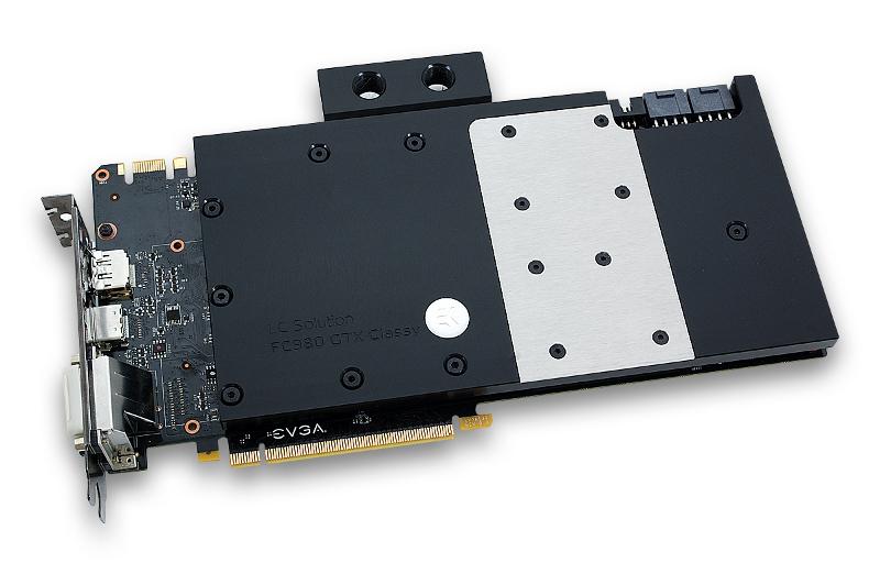 EK vannblokk for skjermkort, EK-FC980 GTX Classy - Acetal+Nickel