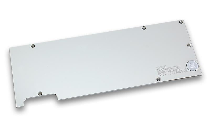EK bakplate for EK-FC Titan X / 980 Ti, nikkel