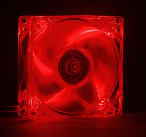 MIST vifte m/rød LED, 80x25 Default Title