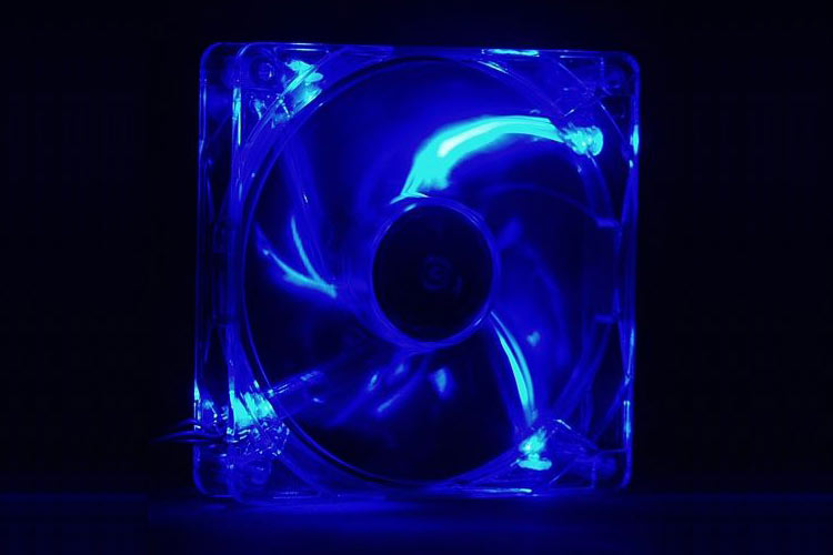 MIST vifte m/blå LED, 92x25 Default Title