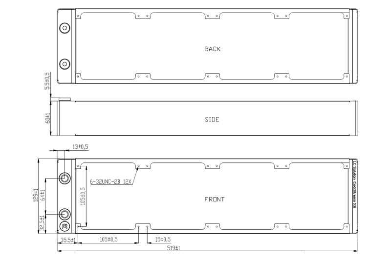 EK Coolstream radiator, XE 480, 4x120-60 Default Title