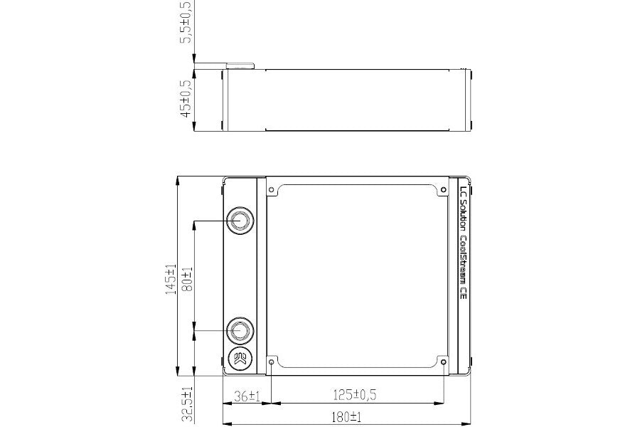 EK Coolstream radiator, CE 140, 1x140-45 Default Title
