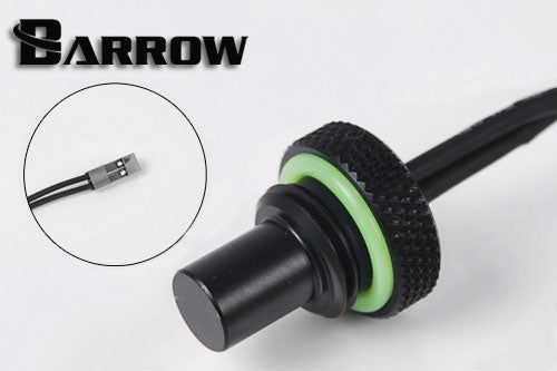 Barrow temperaturføler, lang, 1/4"BSP, Black Default Title