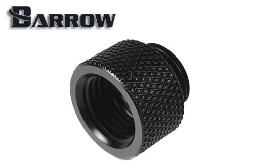 Barrow han/hun forlenger, 10 mm, 1/4&quot;BSP, Black Default Title