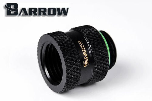 Barrow han/hun forlenger, 15 mm, 1/4"BSP, Black Default Title