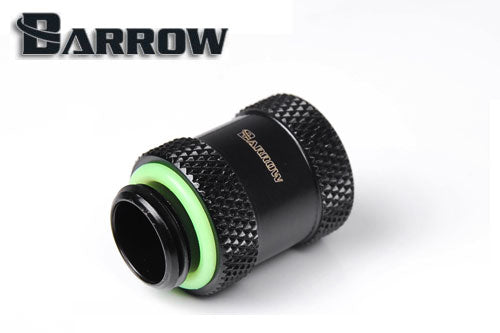 Barrow han/hun forlenger, 20 mm, 1/4"BSP, Black Default Title