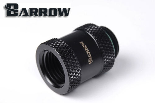 Barrow han/hun forlenger, 20 mm, 1/4&quot;BSP, Black Default Title