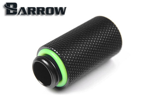 Barrow han/hun forlenger, 30 mm, 1/4&quot;BSP, Black Default Title