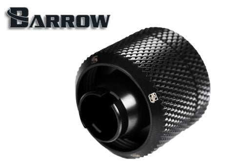 Barrow komp.nippel, 1/4&quot;BSPx3/8&quot;ID-5/8&quot;OD, Black Default Title