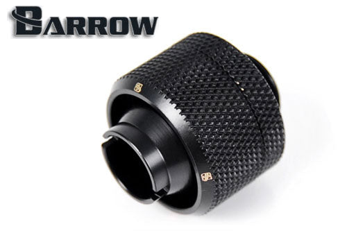 Barrow komp.nippel, 1/4&quot;BSPx1/2&quot;ID-3/4&quot;OD, Black Default Title