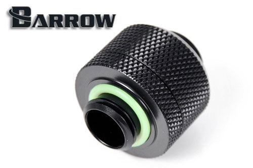 Barrow komp.nippel, 1/4&quot;BSPx1/2&quot;ID-3/4&quot;OD, Black Default Title