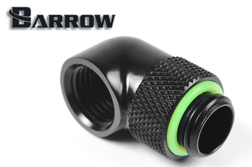 Barrow svivel, 90°, 1/4&quot;BSPx1/4&quot;BSP, Black Default Title