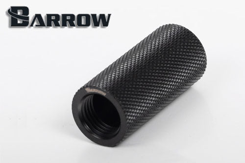 Barrow hun/hun forlenger, 40 mm, 1/4&quot;BSP, Black Default Title