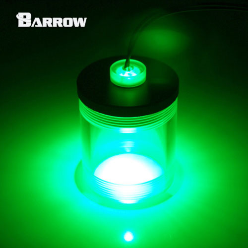 Barrow LED i plexiplugg, 5mm, 1/4&quot;BSP, Grønn Default Title