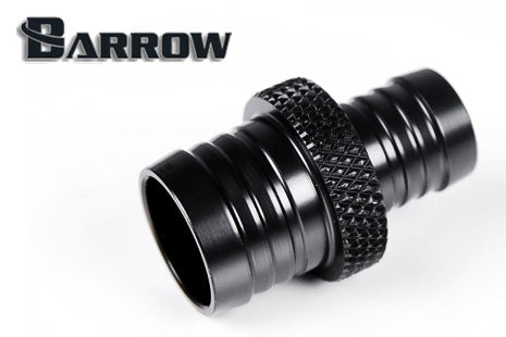 Barrow overgang, 1/2&quot;ID til 3/8&quot;ID, Matt Black Default Title