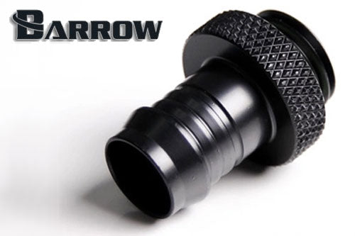 Barrow nippel, 1/4&quot;BSPx3/8&quot;ID, Black Default Title
