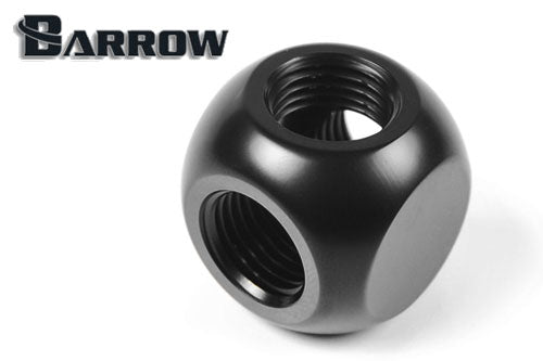 Barrow multiblokk, 1/4&quot;BSPx3, Black Default Title