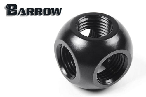 Barrow multiblokk, 1/4&quot;BSPx5, Black Default Title