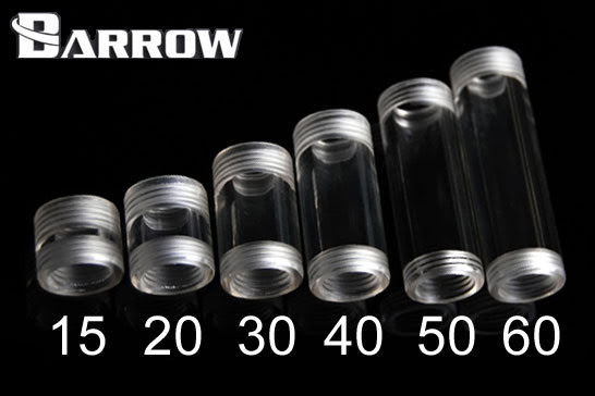 Barrow hun/hun forlenger, 40 mm, 1/4"BSP, Plexi Default Title