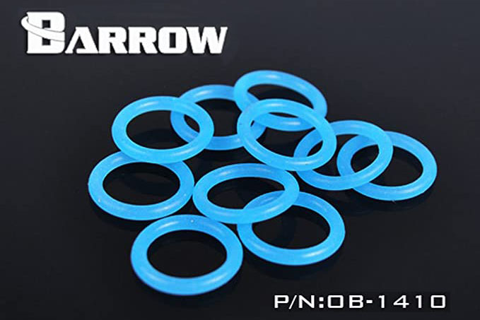Barrow O-ring for 1/4&quot;BSP gjenger, 10 stk, UV Blue