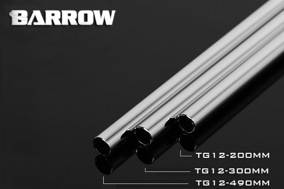 Barrow kobberør, forniklet, Ø10/Ø12mm, 1 stk à 49cm Default Title