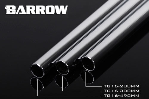 Barrow kobberør, forniklet, Ø14/Ø16mm, 1 stk à 49cm Default Title