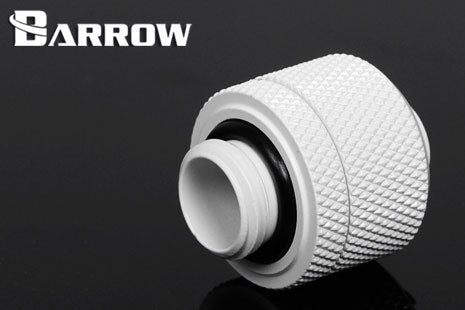 Barrow komp.nippel, 1/4"BSPx3/8"ID-5/8"OD, White Default Title