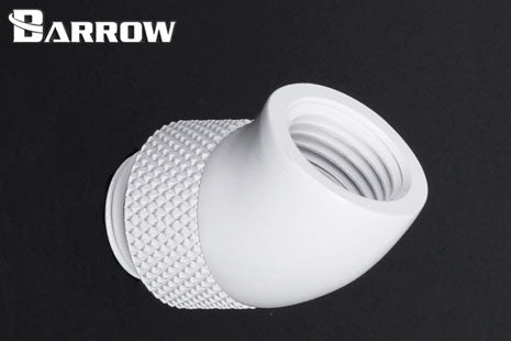 Barrow svivel, 45°, 1/4&quot;BSPx1/4&quot;BSP, White Default Title
