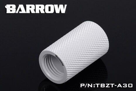 Barrow hun/hun forlenger, 30 mm, 1/4&quot;BSP, White