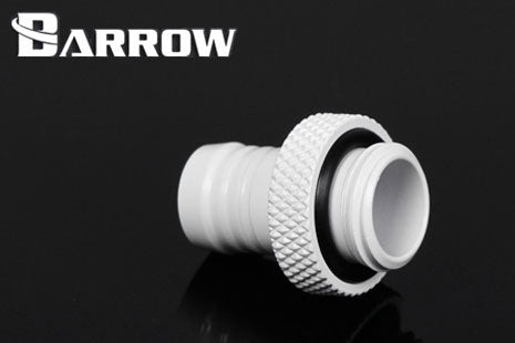 Barrow nippel, 1/4"BSPx3/8"ID, White Default Title