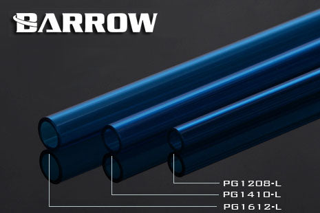 Barrow PETG Tube Ø8/Ø12mm, blå, 1 stk à 50cm Default Title