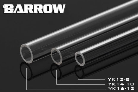 Barrow Acrylic Tube Ø8/Ø12mm, klar, 1 stk à 50cm Default Title