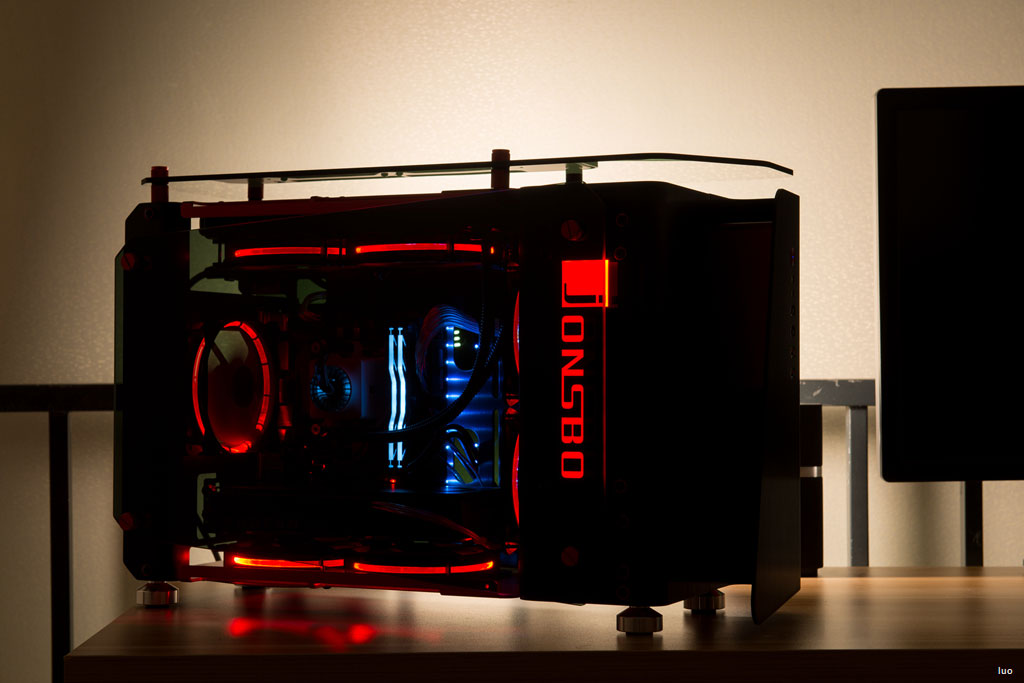 Jonsbo MO1-Mini, Sort/Rød Default Title