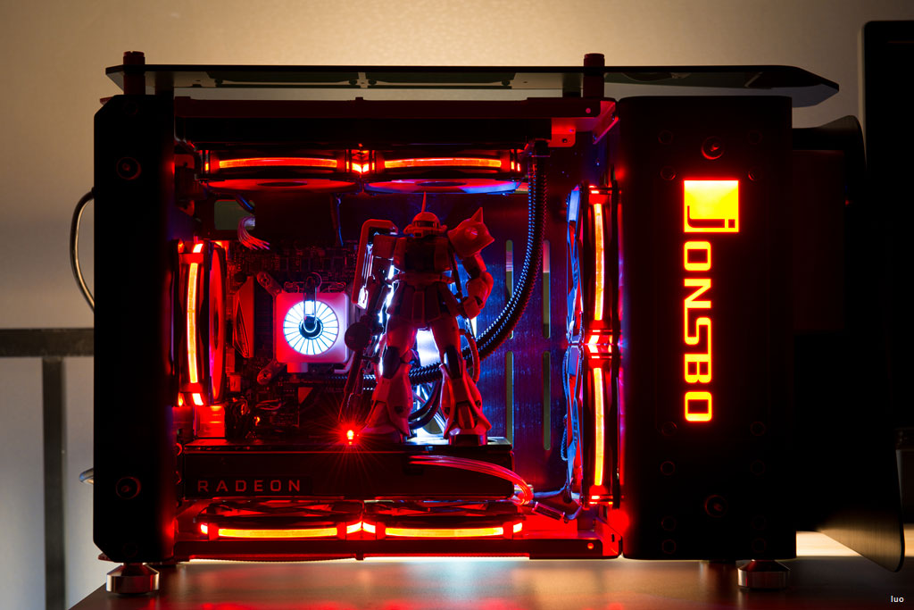 Jonsbo MO1-Mini, Sort/Rød Default Title