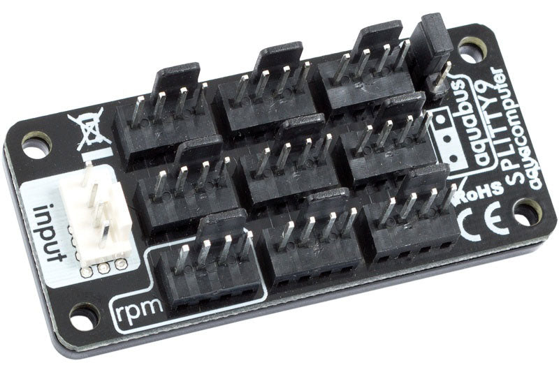 AquaComputer SPLITTY9 splitter, opptil 9 vifter eller aquabus Default Title