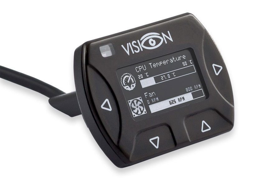 AquaComputer VISION Touch med IR mottager, USB kabel og temperaturføler Default Title