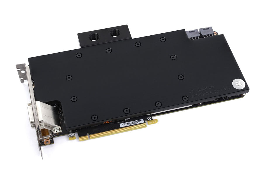 EK vannblokk for skjermkort, EK-FC1080 GTX FTW2 - Acetal+Nickel Default Title